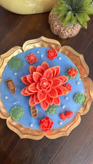 Grand Lotus Pond Urli Centerpiece